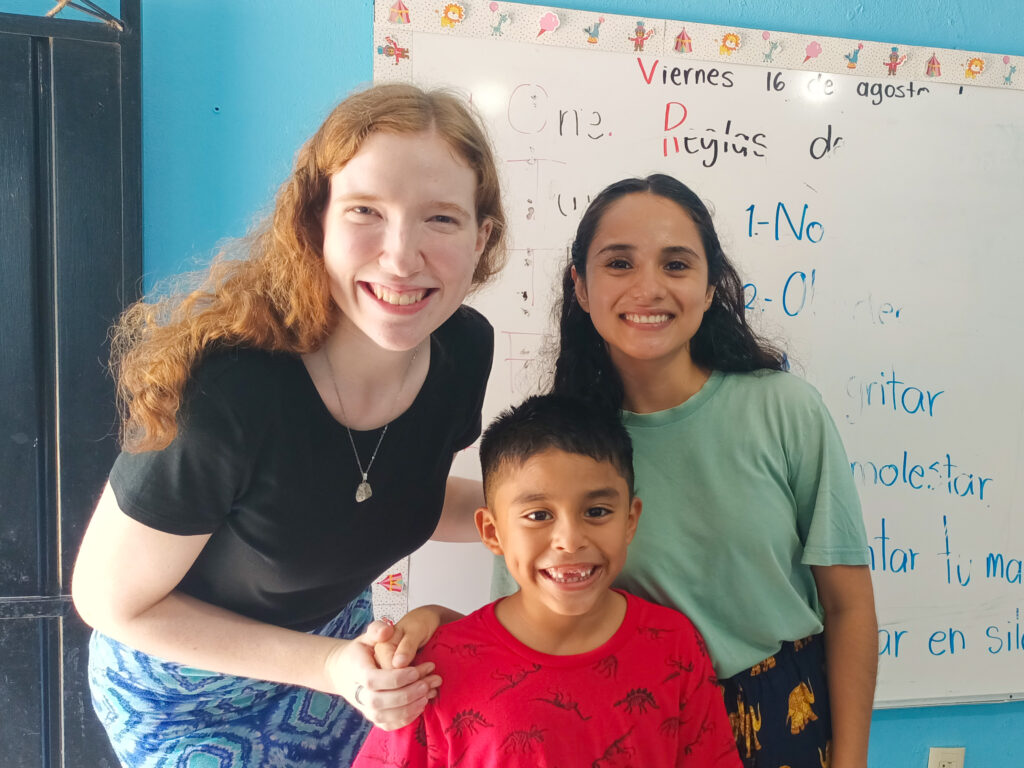 In a classroom in Mexico, as GEM missionaries teach abroad in Mexico